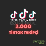 ⭐Tiktok 2.000 Global Karışık Takipçi [KALİTE]