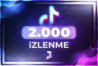 Tiktok 2000 İzlenme - 365 Gün Garantili