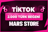 TİKTOK 2000 TÜRK BEĞENİ