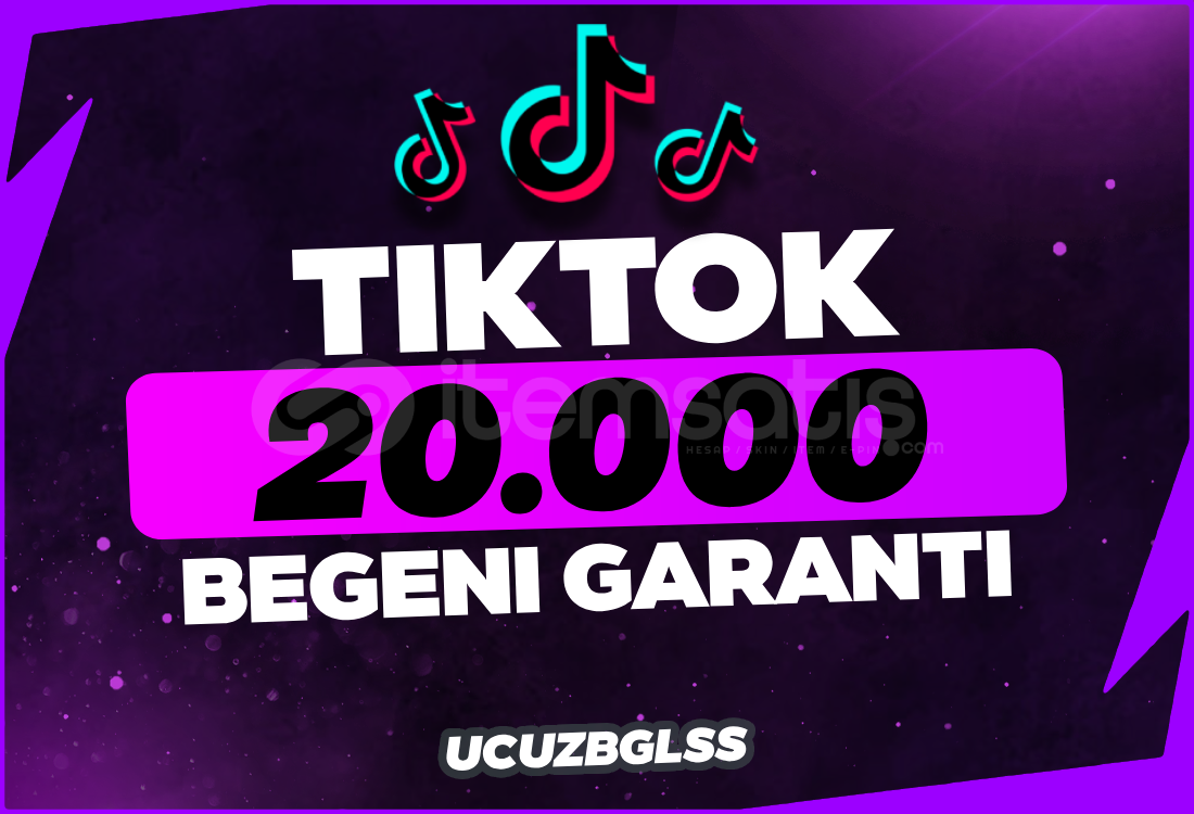 ⭐️TİKTOK 20.000 BEĞENİ+GARANTİ✅⭐️ ⭐️TİKTOK 20.000 BEĞENİ+GARANTİ✅⭐️