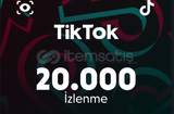 TİKTOK 20.000 İZLENME ANINDA TESLİM!!!