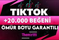 [⭐] TİKTOK +20.000 KALİTELİ & GARANTİLİ BEĞENİ