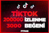 Tiktok 200000 İzlenme 3000 Beğeni