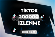 TikTok 200000 İzlenme ⭐ANINDA⭐
