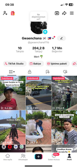 TikTok 200k hesap