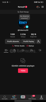 Tiktok 2200 takipçili hesap