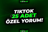 ⭐TikTok 25 Adet Özel Yorum!