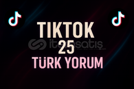 Tiktok 25 Adet Türk Yorum | Garantili 