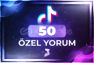 ⭐ Tiktok 50 Özel Yorum ⭐