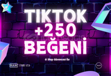 Tiktok 250 Beğeni - Hızlı Teslimat - GShop