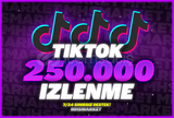 TikTok 250 Bin Türk İzlenme ⭐ (Garanti)