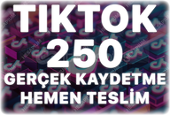TikTok 250 Organik Kaydetme - Keşfet Etkili