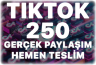 TikTok 250 Organik Paylaşım - Keşfet Etkili