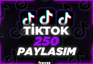 ⭐Tiktok + 250 PAYLAŞIM⭐