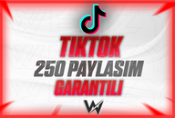 TIKTOK 250 PAYLAŞIM GARANTİLİ