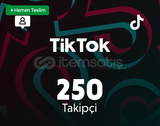 TİKTOK 250 TAKİPÇİ ANINDA TESLİM!!!