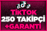 ⚡ TikTok 250 Takipçi ♻️ Garanti ⚡