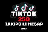 ⭐TİKTOK 250 TAKİPÇİLİ HESAP [Mail Teslim]⭐