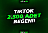 ⭐TikTok 2.500 Adet Beğeni!