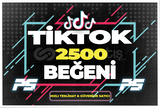 ⭐TİKTOK 2500 BEĞENİ⭐