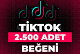 ⭐Tiktok 2500 Beğeni + 30 Gün Garanti⭐