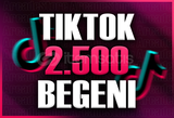 Tiktok | 2500 Beğeni + Garantili