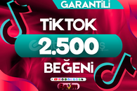 TİKTOK 2.500 BEĞENİ / ÖMÜR BOYU GARANTİLİ