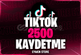 ⭐TİKTOK 2500 KAYDETME