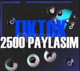 ⭐Tiktok 2500 paylaşım / Hızlı /güvenilir ⭐