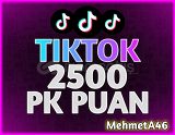 TikTok +2.500 PK Puan | HIZLI