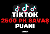 ⭐TİKTOK 2500 PK SAVAŞ PUANI⭐