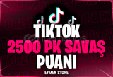 ⭐TİKTOK 2500 PK SAVAŞ PUANI