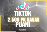 ⭐TİKTOK 2.500 PK SAVAŞ PUANI⭐