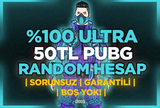 ⭐Pubg 50TL Random Hesap⭐GARANTİLİ⭐