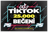 ⭐TİKTOK 25.000 BEĞENİ ⭐