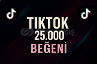 Tiktok 25.000 Beğeni | Garantili 
