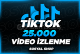 ⭐[TİKTOK] 25.000 GÖNDERİ İZLENME OTO TESLİM