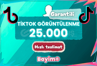 TIKTOK 25.000 GÖRÜNTÜLEME / GARANTİLİ
