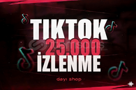 TİKTOK 25.000 İZLENME [HIZLI TESLİMAT]