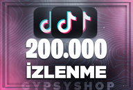  ⭐Tiktok 200.000 İzlenme (Garanti+Destek)