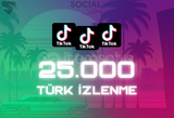 TikTok 25.000 Türk İzlenme - Keşfet Etkili