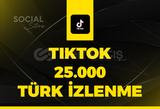 TikTok 25.000 İzlenme - Keşfet Etkili