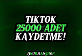 ⭐Tiktok 25000 Kaydetme!