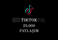 Tiktok 25.000 Paylaşım