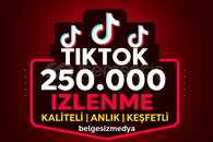 Tiktok 250000 izlenme 