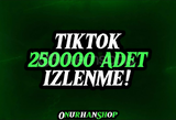 ⭐Tiktok 250000 İzlenme!