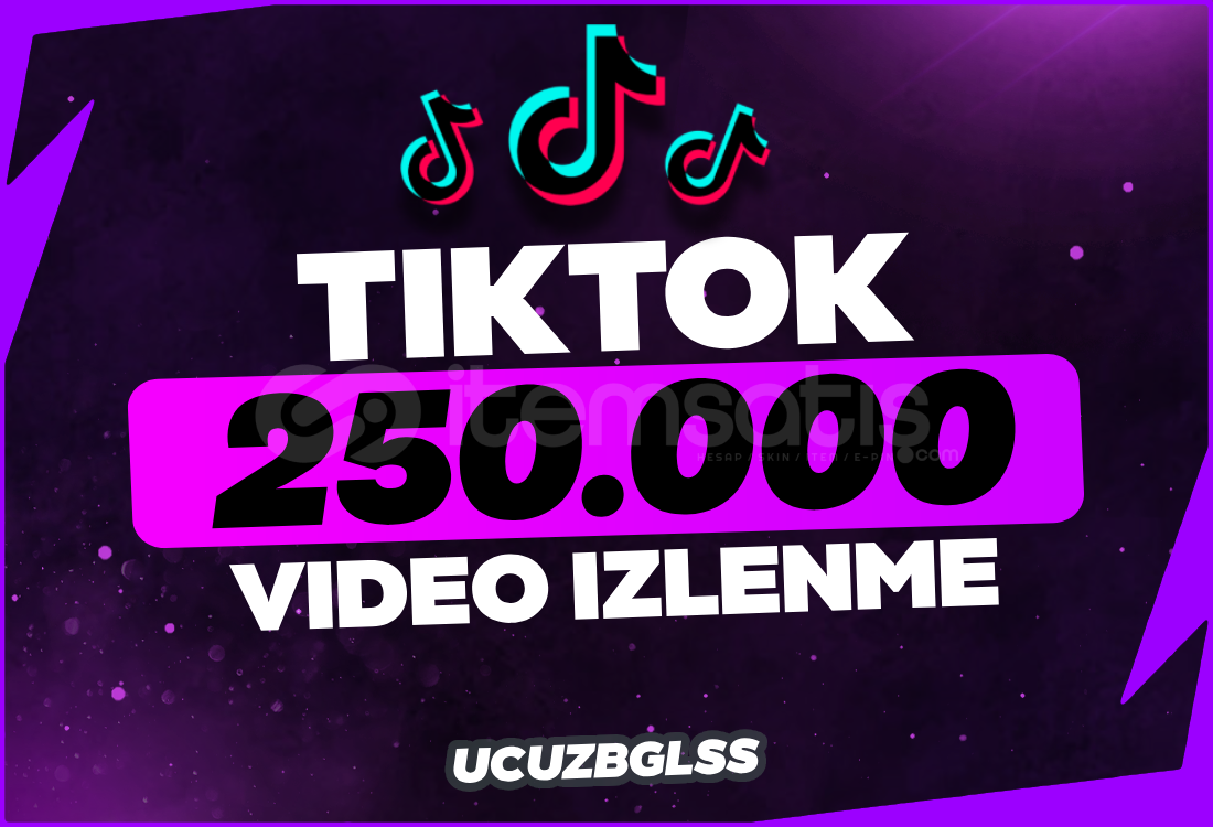 ⭐️TİKTOK 250.000 İZLENME+GARANTİ✅⭐️ ⭐️TİKTOK 250.000 İZLENME+GARANTİ✅⭐️