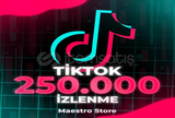 TikTok 250.000 İzlenme ⭐Garantili⭐