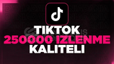 TİKTOK 250.000 KALİTELİ İZLENME