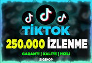 ⭐Tiktok 250.000 İzlenme / Kaliteli